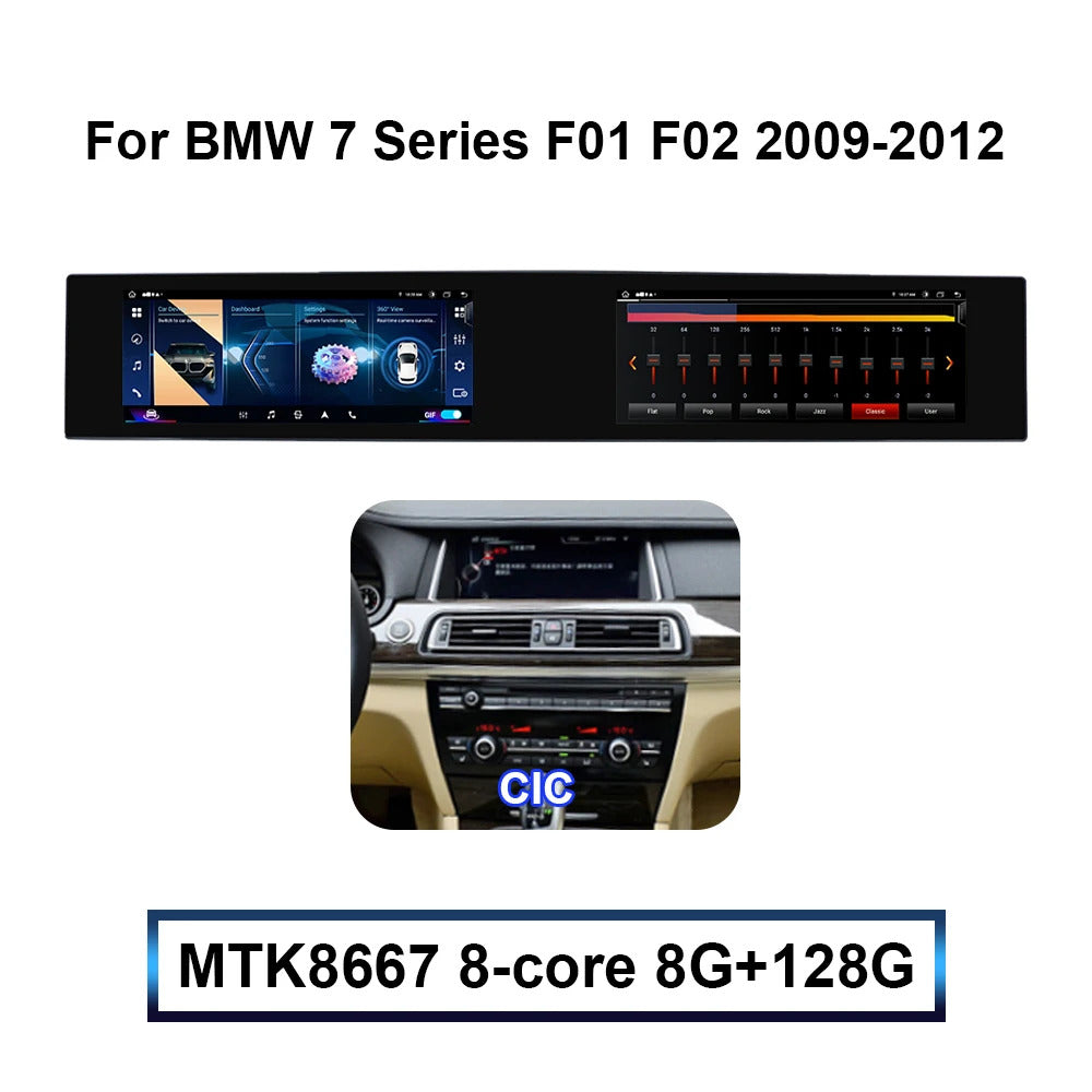 Krando 22 Inch Carplay Android Navigation For BMW 7 Series F01 F02 2009-2015 Stereo Multimedia Player GPS Navigation CarPlay HD