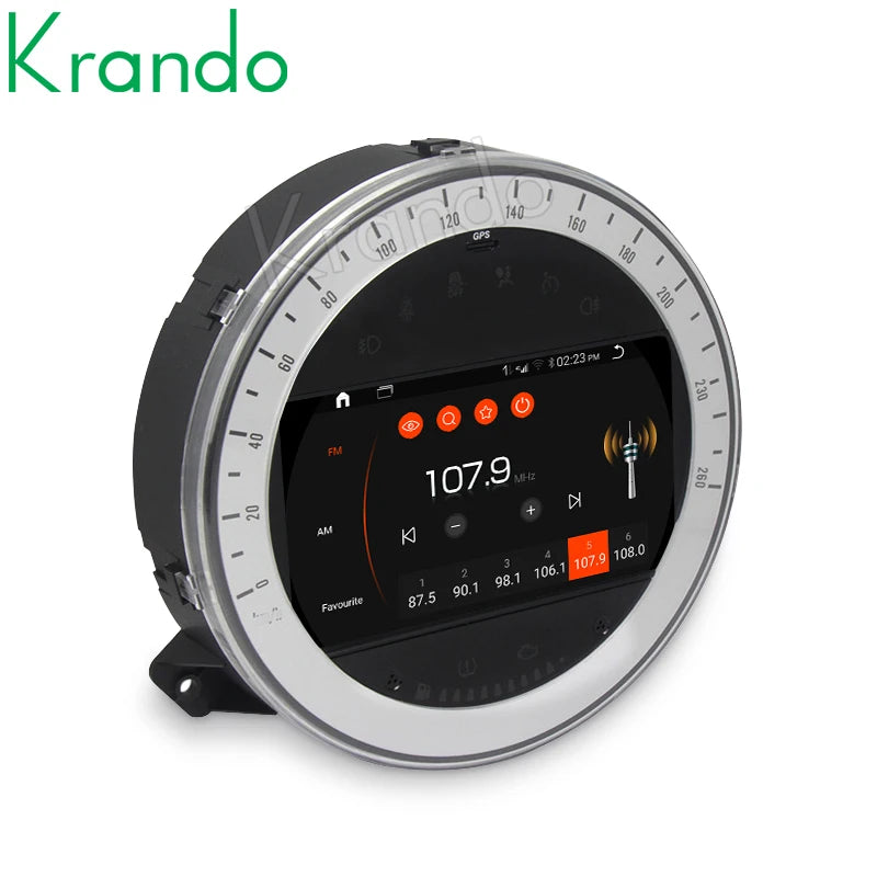 Krando 7" Android car radio gps stsereo For BMW Mini Cooper R56 R60 2007 - 2015 head unit navigation multimedia sytem carplay android auto