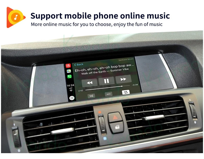 Krando 8.8'' Multimedia Video Android Auto GPS For BMW X3 F25 X4 F26 2011-2022 DVD Video Player Stereo Auto GPS Navigation