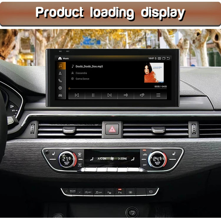 Krando 12.3 Inch DVD Auto NBT System For AUDI A4/A4L/A5 2017-2020 SNavigation CarPlay HD Touch Screen Head