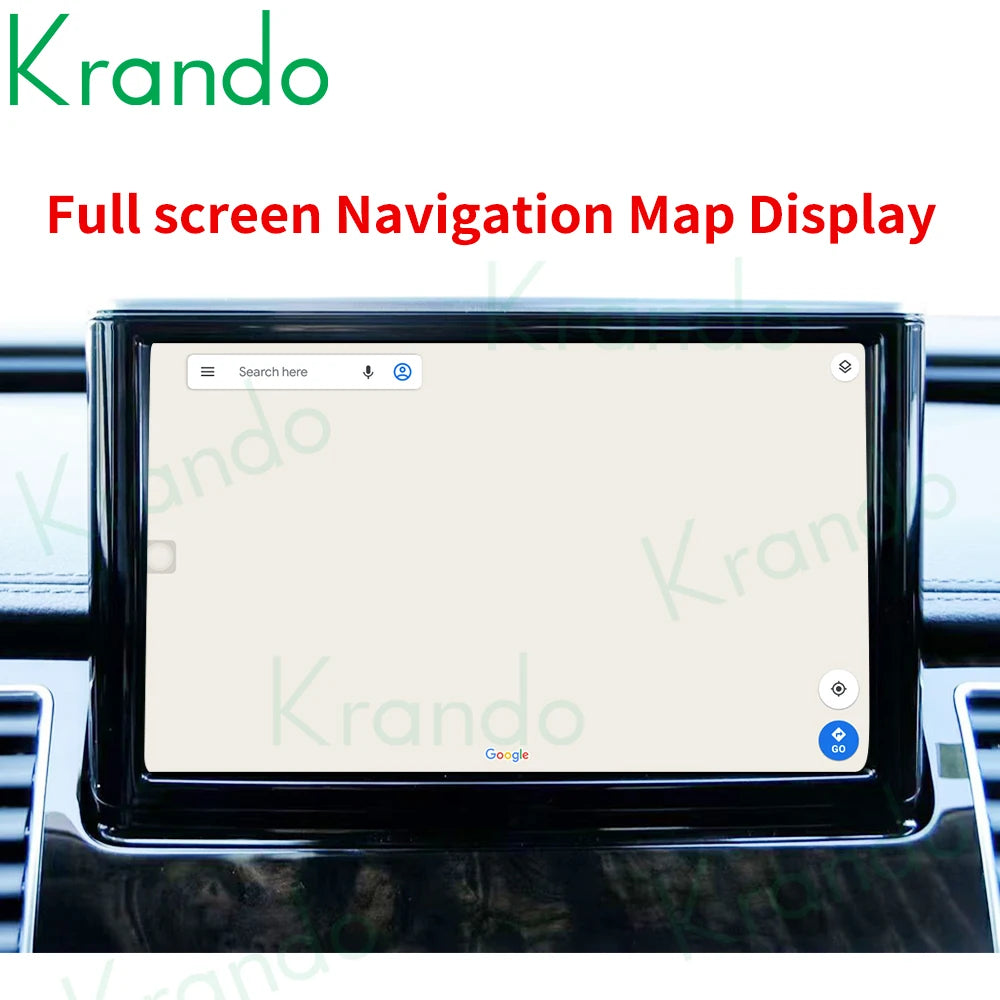 Krando 8'' Android car radio gps stereo For Audi A8 A8L D4 2012 - 2016 head unit navigation multimedia system carplay android auto 4g sim oem style