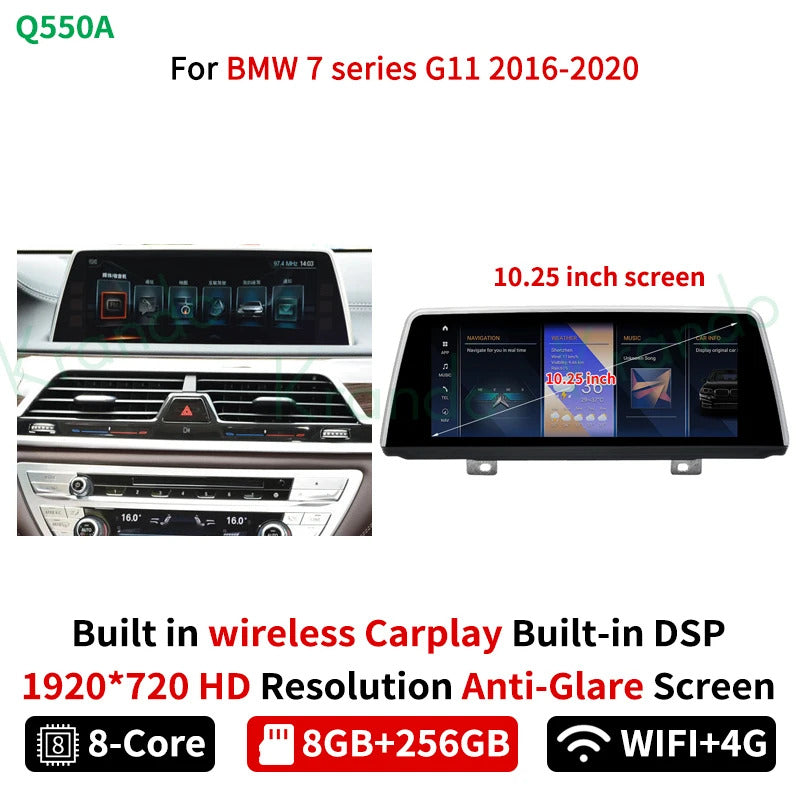 Krando 10.25'' GPS Android Auto NBT Car Radio For BMW 7 series G11 G12 2016-2020 Stereo Auto GPS Navigation