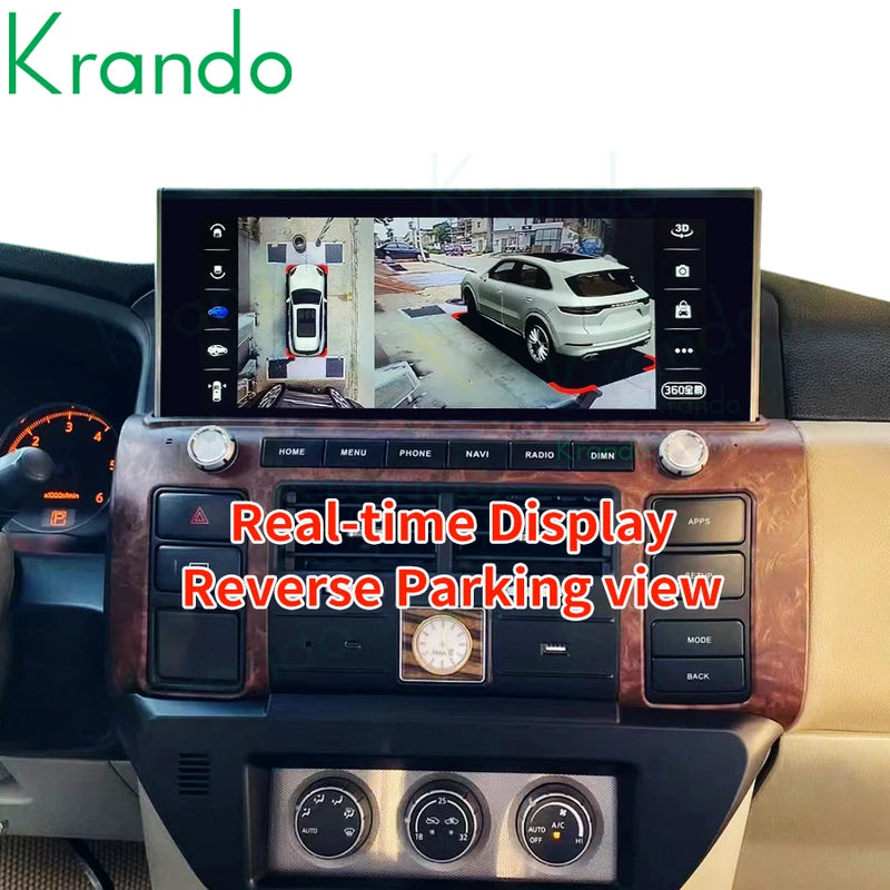 Krando 12.3" android Car Radio For Nissan Patrol Y61 2014 - 2021 gps navigation multimedia system wifi 4g carplay android auto