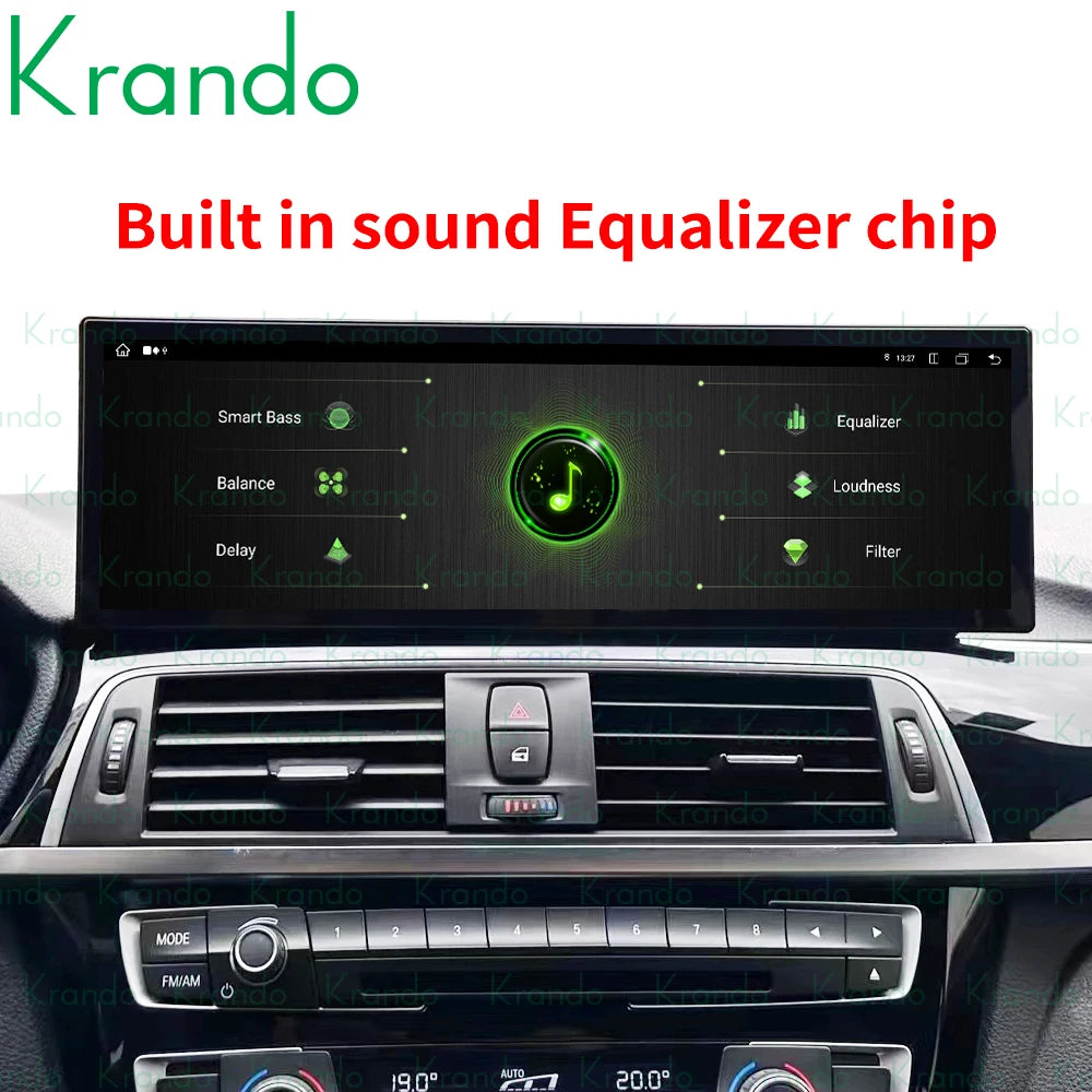 Krando 14.9'' Car Android radio gps stereo For BMW 3 Series 4 Series F30 F32 F34 F36 2013 - 2019 navigation Autoradio multimedia headunit touch screen Wireless Carplay