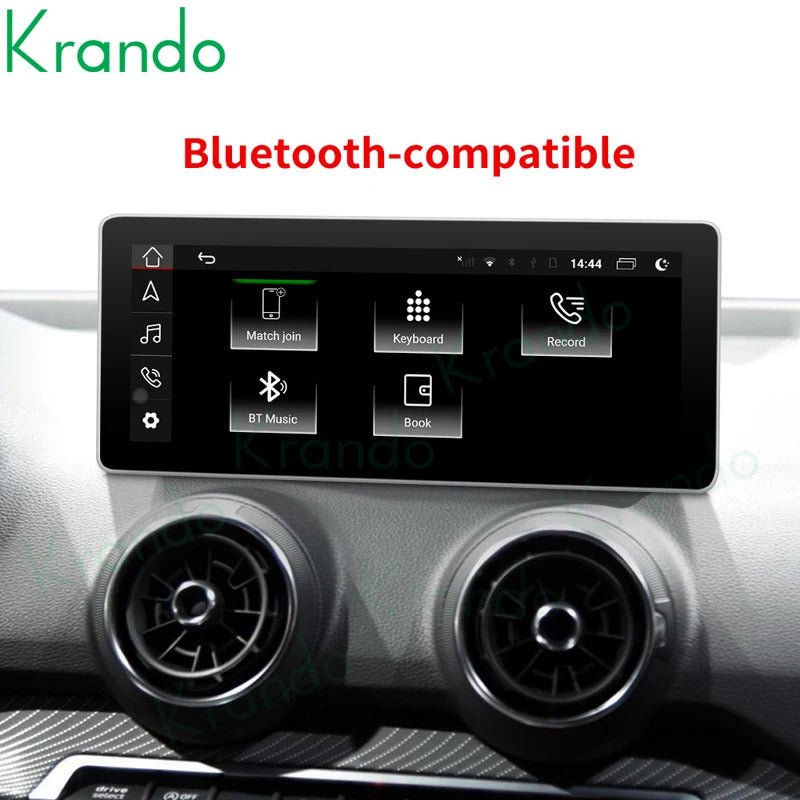 Krando 10.25 Inch Car Radio Android For AUDI Q2/Q2L 2018-2020 Stereo Multimedia Player GPS Navigation CarPlay Screen Head