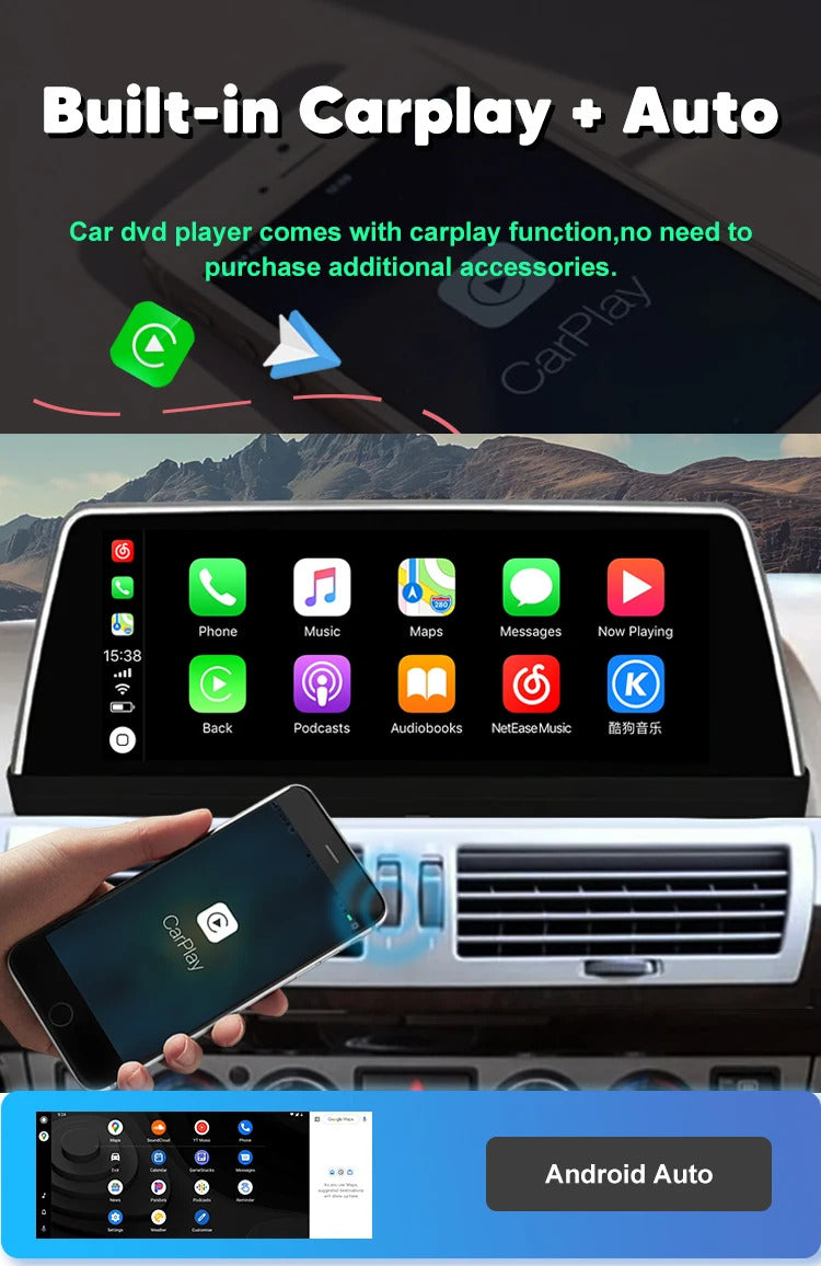 Krando 8.8'' GPS Android Auto NBT Car Radio For BMW 7 Series E65 / E66 2004-2009 Stereo Auto GPS Navigation