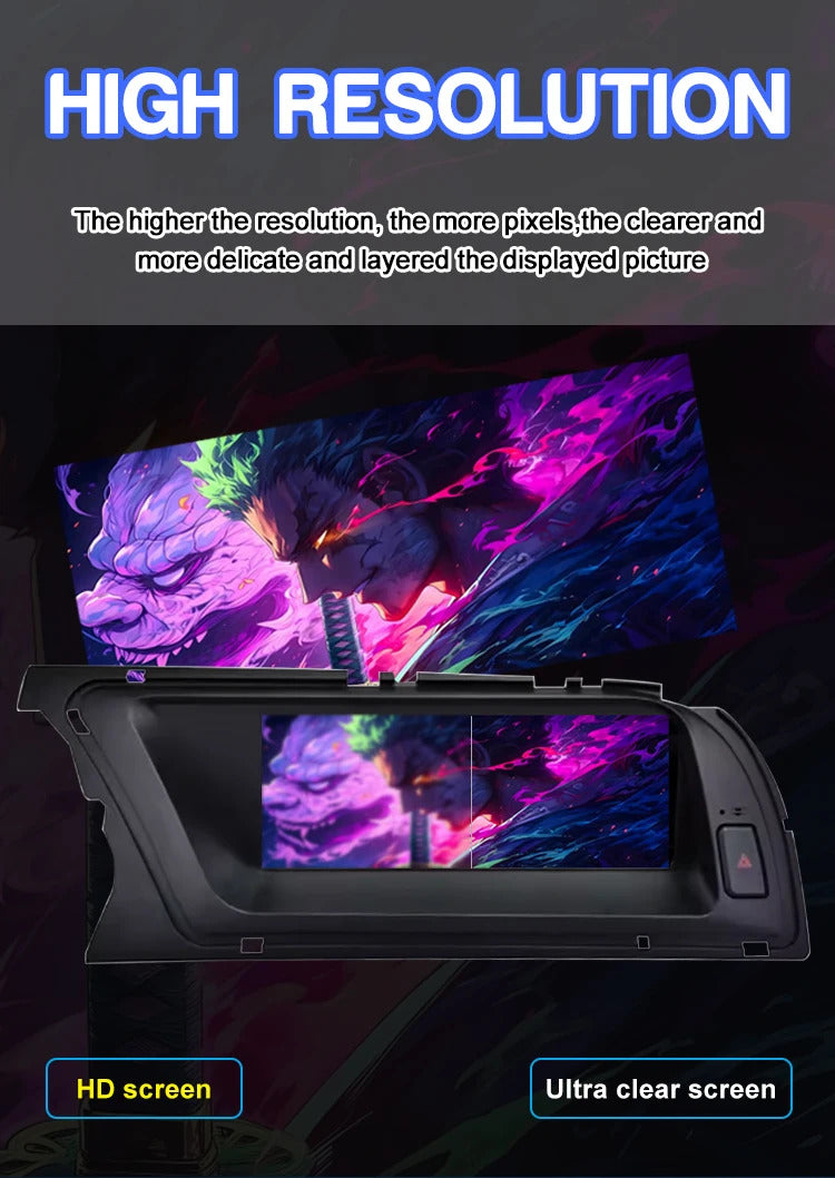 Krando 8.8 Inch DVD Multimedia Player For AUDI A4/A4L/A5 2013-2016 GPS Navigation CarPlay HD Touch Screen Head