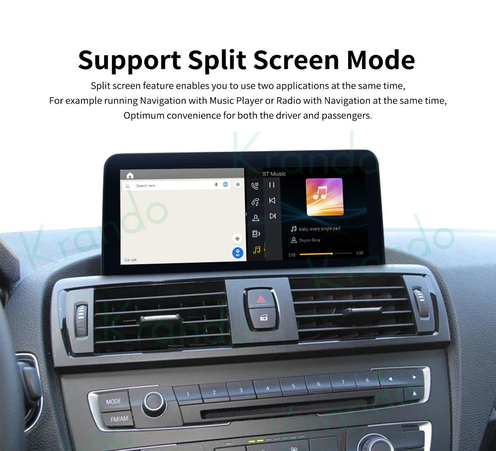 Krando 10.25'' Carplay Android DVD For BMW 1 Series F20/F21 2 Series F22/F23 Car Multimedia GPS 4G autoradio Player Stereo