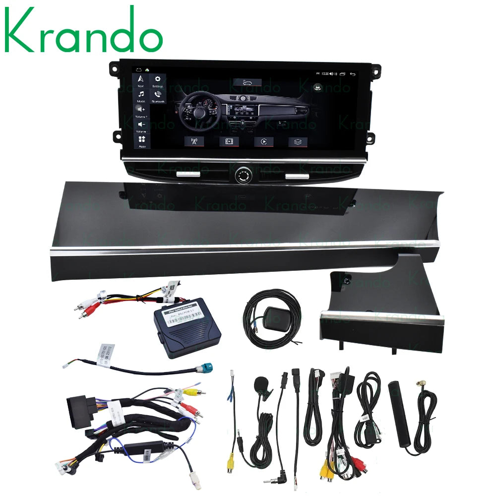 Krando 12.3'' Car Multimedia Player For Porsche Panamera 2010 - 2016 Android radio gps stereo Autoradio Wireless Carplay Navigation Head Unit pcm 3.1