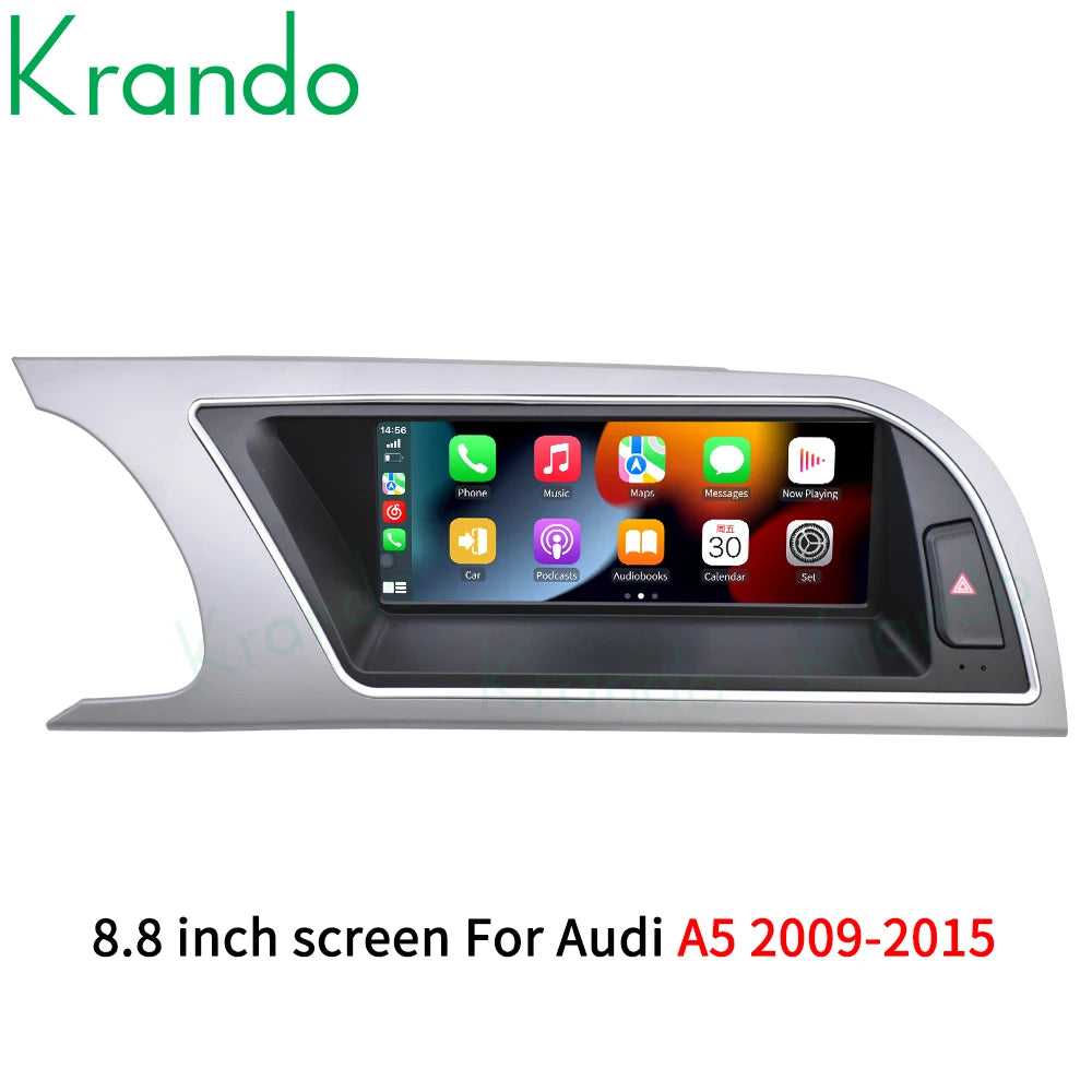 Krando 8.8" Android 13 Autoradio For Audi A4 A4L A5 2009 - 2016 Car radio gps navigation multimedia system carplay android auto