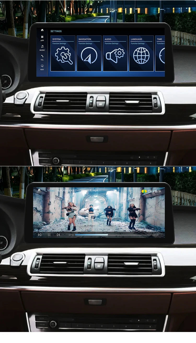 Krando 12.3'' Android  Car Radio For BMW 5 Series F07 GT 2011-2018 Car Multimedia GPS 4G autoradio Player Stereo