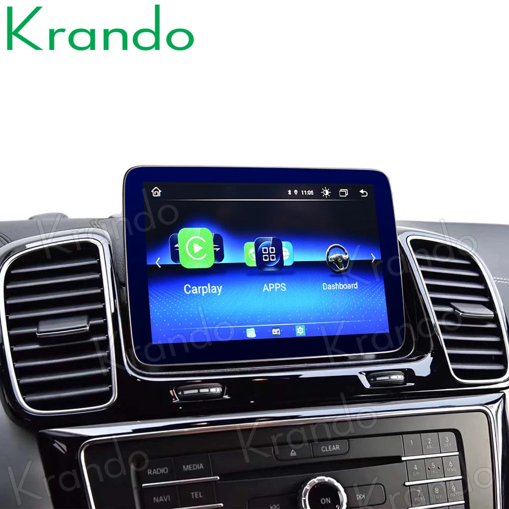 Krando 8.4 Inch Android Car Radio gps navigation For Mercedes Benz ML GL GLS GLE 2011 - 2018 NTG 4.5 5.0 Autoradio Multimedia system Head unit carplay android auto