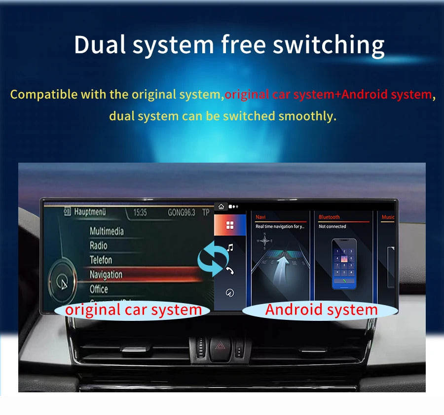 Krando 14.9 Inch Android Auto NBT System For BMW 2 Series F45 MPV 2013-2016 Stereo Multimedia Player GPS Navigation carplay