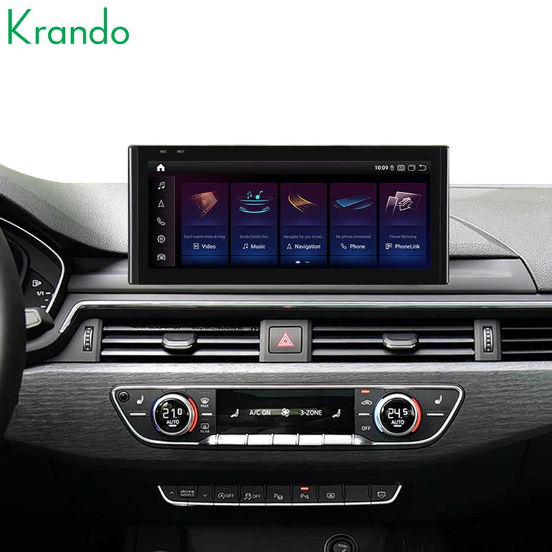 Krando 10.25 Inch Auto NBT System For AUDI A4/A4L/A5 2017-2020 Multimedia Player GPS Navigation CarPlay HD Touch Screen Head