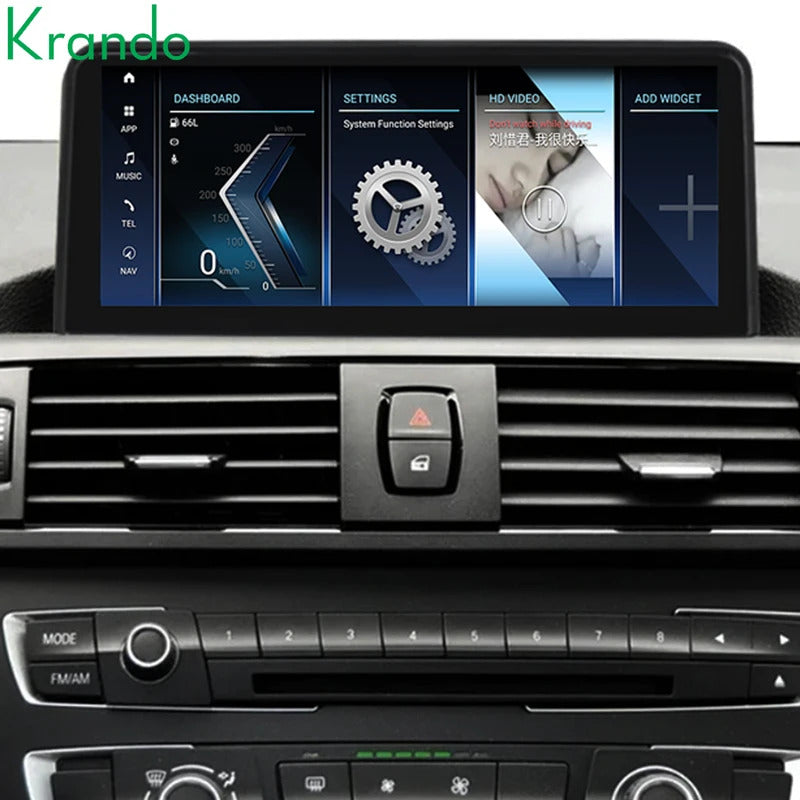 Krando 10.25'' Android Carplay Car Radio Car Multimedia for BMW 1/2 Series F20/F21/F22 F23 2011-2016 GPS Stereo Screen