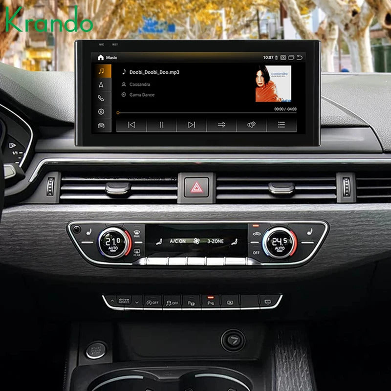 Krando 12.3 Inch DVD Auto NBT System For AUDI A4/A4L/A5 2017-2020 SNavigation CarPlay HD Touch Screen Head