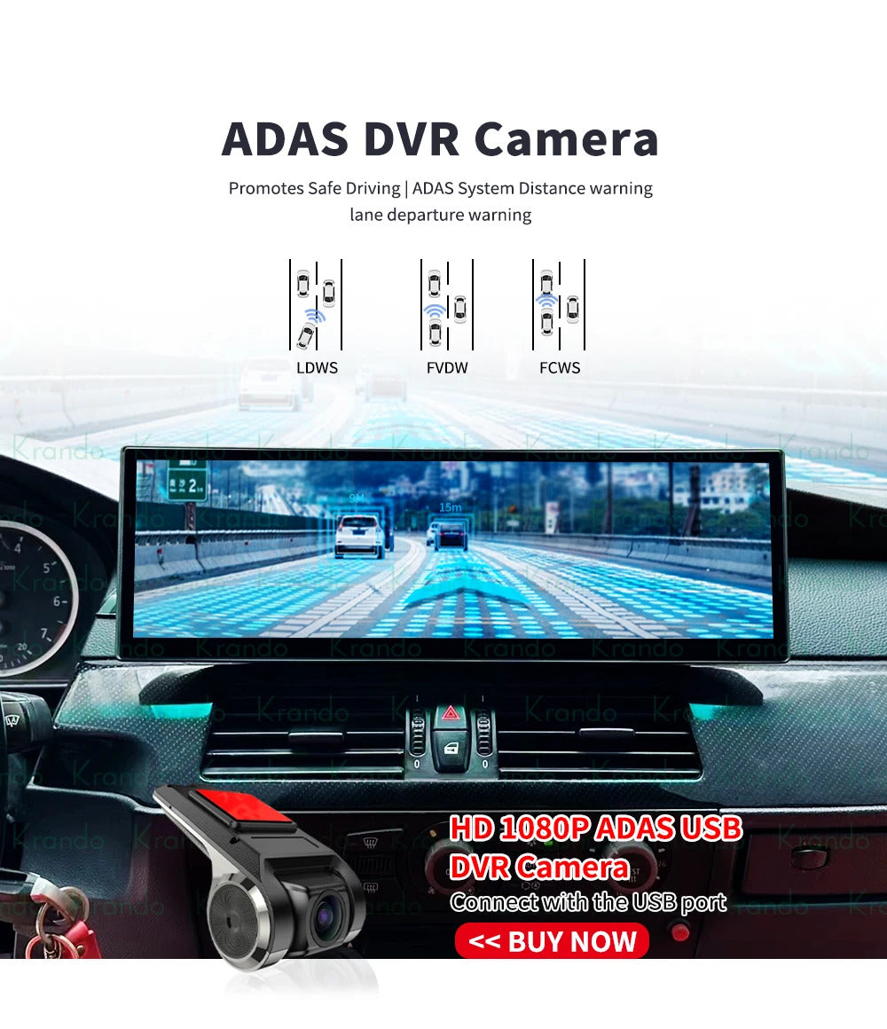 Krando 14.9'' Auto NBT Screen Android  Car Radio For BMW 5 Series E60 2005-2012 Video Player Stereo Carplay 5G