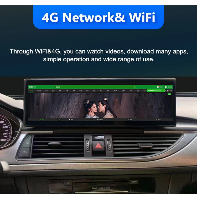 Krando 14.9 Inch Auto NBT System For AUDI A6/A6L/A7 2012 Stereo Multimedia Player GPS Navigation CarPlay HD Touch Screen Head