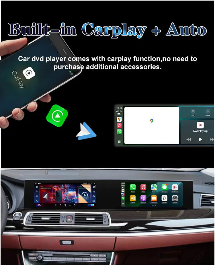 Krando 22 Inch Carplay Android NBT System For BMW 5 Series F07 GT 2011-2018 Stereo Multimedia Player GPS Navigation CarPlay