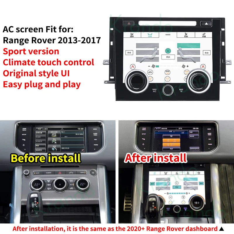 Krando 10.25'' Android 13 Car Radio gps For Land Rover Range Rover Vogue Sport 2012-2019 Navigation Multimedia system carplay android auto playstore