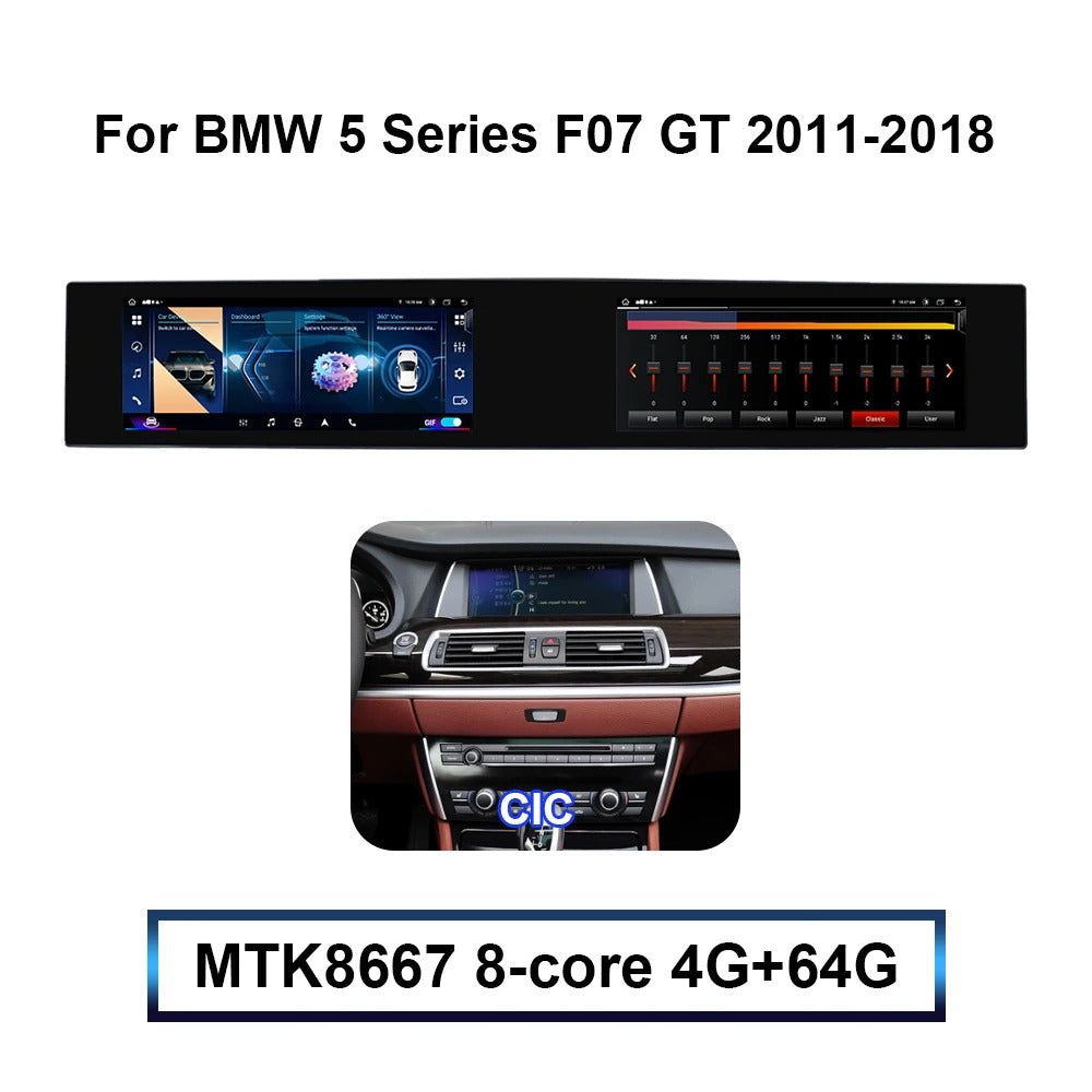 Krando 22 Inch Carplay Android NBT System For BMW 5 Series F07 GT 2011-2018 Stereo Multimedia Player GPS Navigation CarPlay