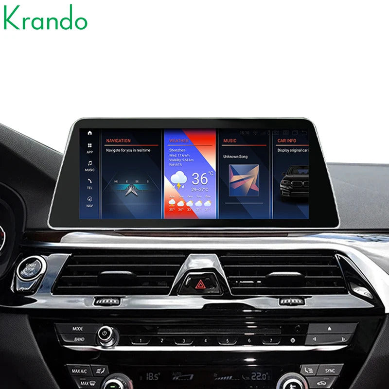 Krando 10.25/12.3 Inch Car Radio Navigation Play For BMW 5 Series G30 2018- Multimedia Player GPS Navigation Screen Head