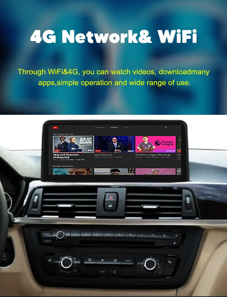 Krando 10.25 Inch Navigation NBT System For BMW 3/4 Series F30/F31/F32/F33/F34/F35/F36 Multimedia Player GPS Navigation CarPlay