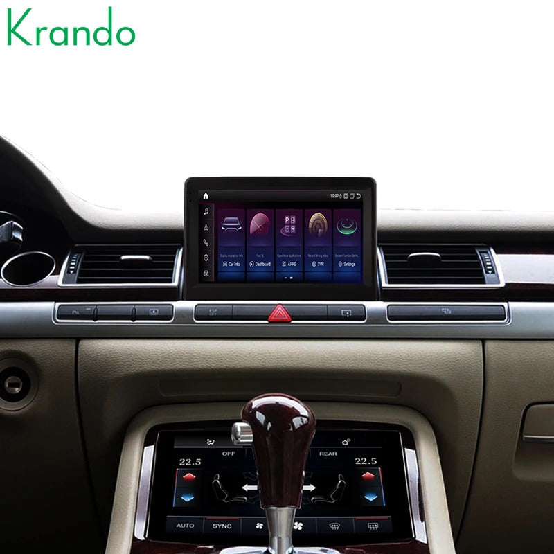 Krando 7'' Car Radio Auto GPS Carplay Android For AUDI A8 2003-2009 Car Multimedia GPS 4G autoradio