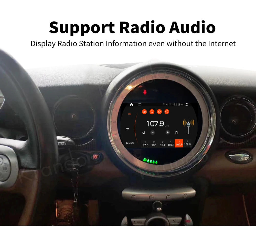 Krando 7'' GPS Auto Android Navigation For Mini Cooper R60 2006-2013 Video Player Stereo Carplay 5G
