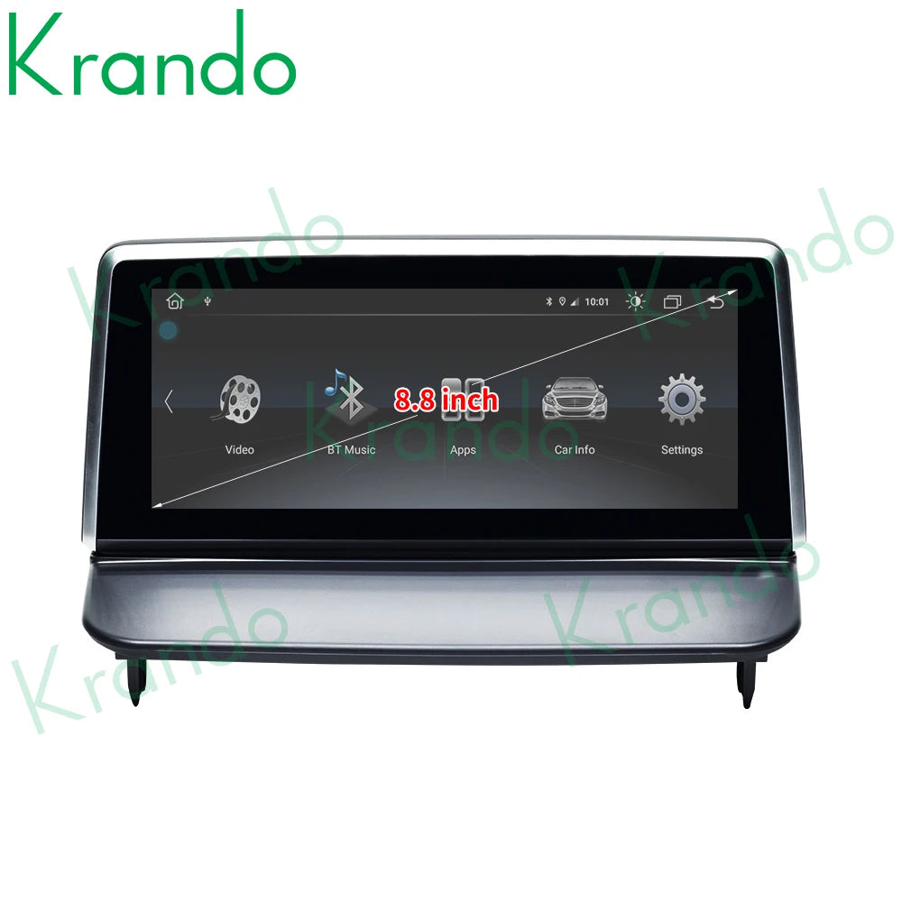 Krando Android car radio GPS Stereo For VOLVO S40 C40 C30 C70 V50 2006 - 2012 navigation multimedia system head unit carplay android auto 4g sim card