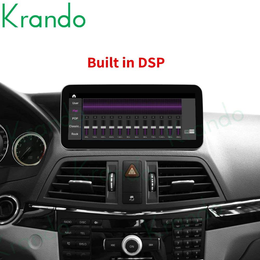 Krando 10.25'' Car Radio GPS stereo For Mercedes Benz E Coupe C207 E200 E230 2009 - 2016 android autoradio head unit navigation multimedia carplay android auto