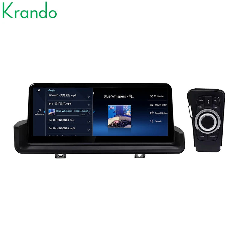 Krando 10.25''Telsa DVD Car Auto Radio Android For BMW 3 SeriesE90/E91/E92/E93/M3 Car Multimedia GPS 4G autoradio Player Stereo