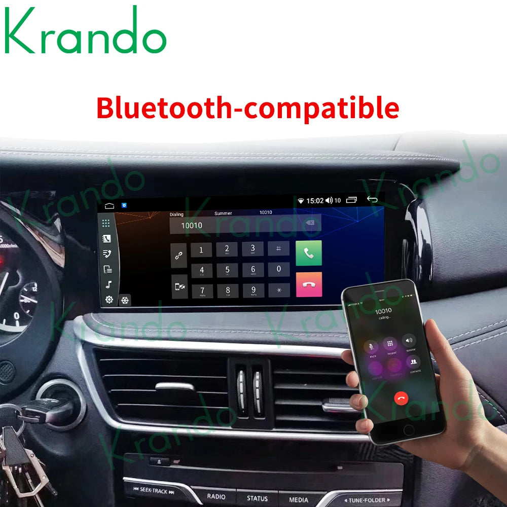 Krando 10.25" Android Car Radio gps stereo For Infiniti QX30 Q30 2013-2018 Multimedia Player naviagtion Head Unit Wireless Carplay LHD RHD