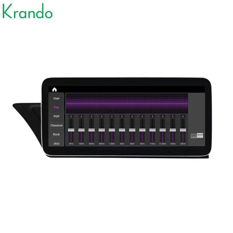 Krando 12.3 inch Auto Stereo Autoradio CarPlay Bluetooth For AUDI A4/A4L/A5 2009-2015  Car Radio Multimedia Player WIFI