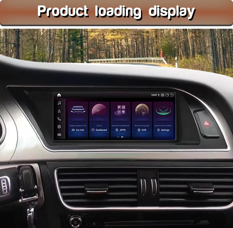 Krando 8.8 Inch DVD Multimedia Player For AUDI A4/A4L/A5 2013-2016 GPS Navigation CarPlay HD Touch Screen Head