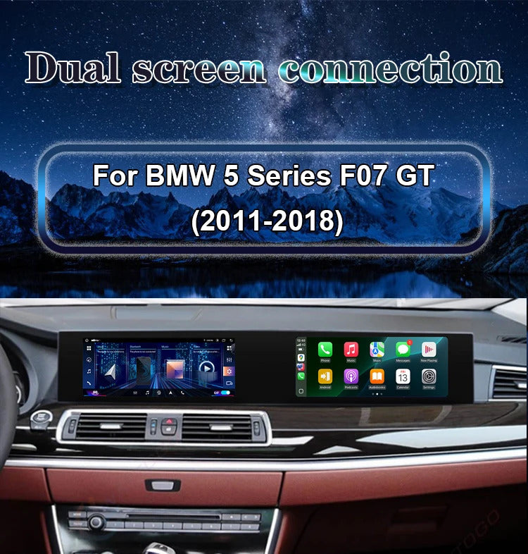 Krando 22 Inch Carplay Android NBT System For BMW 5 Series F07 GT 2011-2018 Stereo Multimedia Player GPS Navigation CarPlay