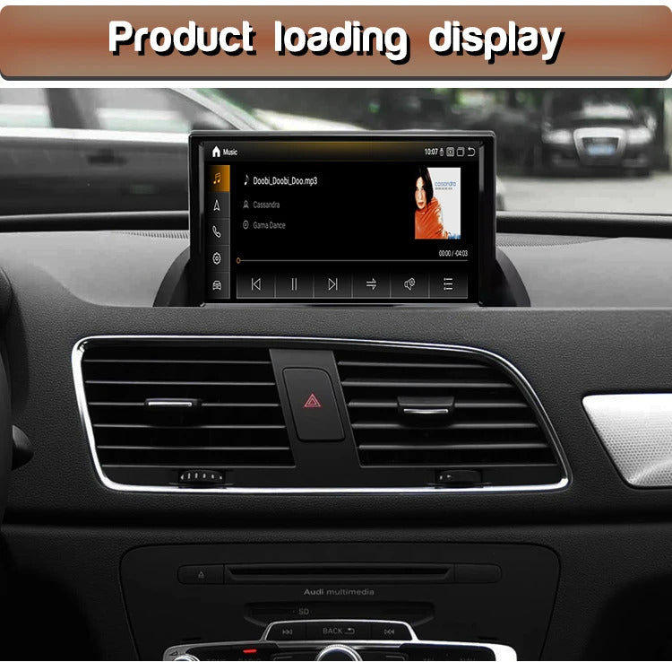 Krando 8'' Car Radio For AUDI Q3 2013-2020 Wireless CarPlay Android Auto Multimedia Player display GPS Head Unit