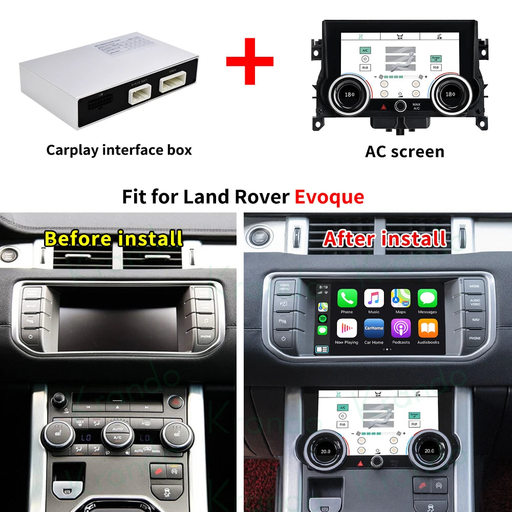 Krando Wireless Android Auto Apple CarPlay Interface module For Land range Rover Jaguar Bosch harman camera active Upgrade Box