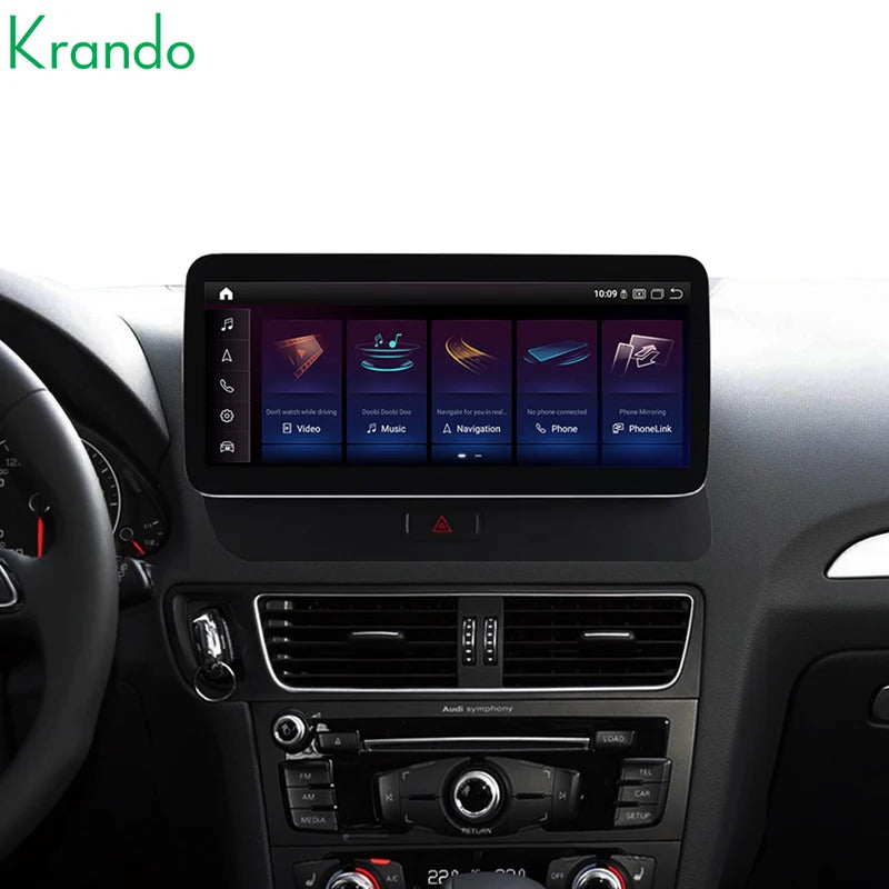 Krando 12.3 Inch  Auto NBT System For AUDI Q5 2009-2017 Stereo Multimedia Player GPS Navigation CarPlay