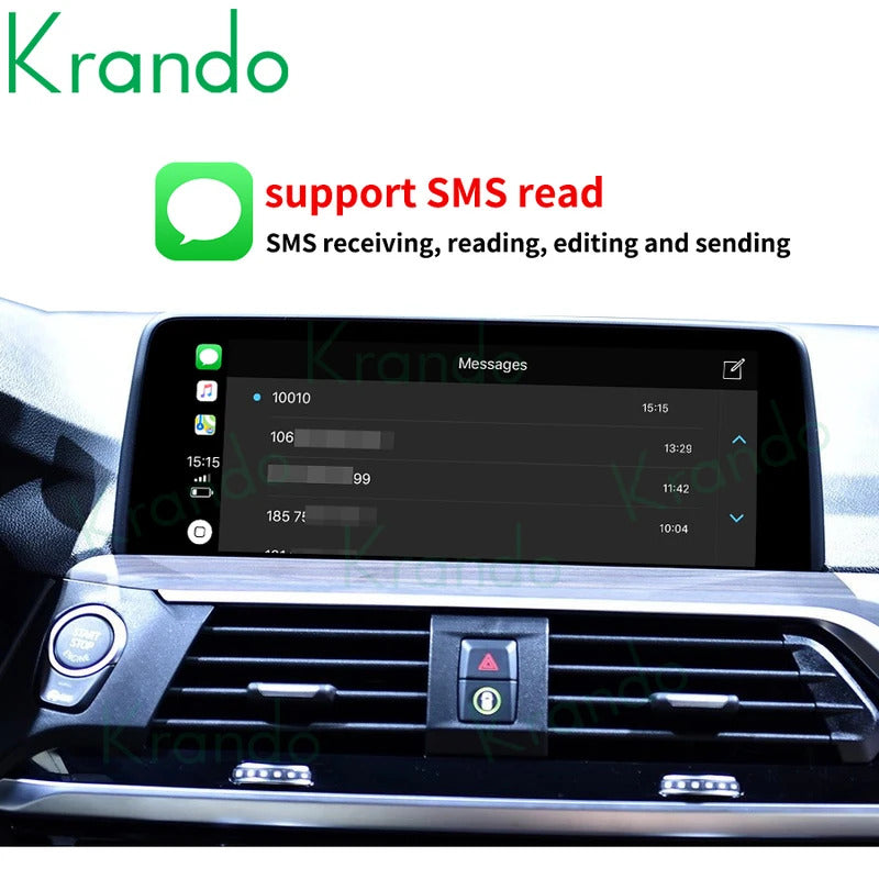Krando 8.8'' Multimedia Video Android Auto GPS For BMW X3 F25 X4 F26 2011-2022 DVD Video Player Stereo Auto GPS Navigation