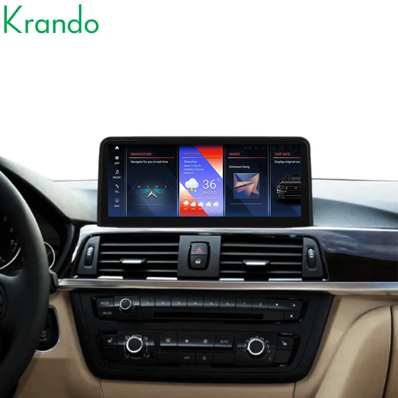 Krando 10.25 Inch Navigation NBT System For BMW 3/4 Series F30/F31/F32/F33/F34/F35/F36 Multimedia Player GPS Navigation CarPlay