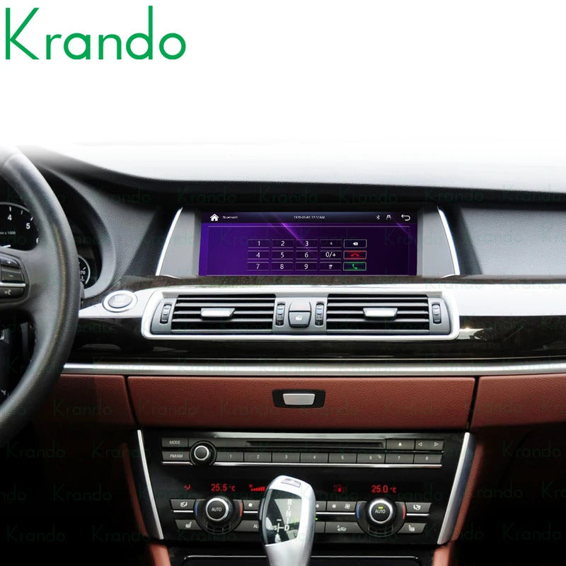 Krando 12.3''Telsa Stereo Multimedia Radio For BMW 5 Series F07 GT 2011-2012 Car Multimedia GPS 4G autoradio Player Stereo