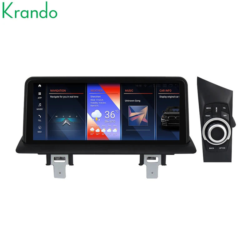 Krando 10.25 Inch Car Radio Android For BMW 1 seires E87/E81/E88/E87 Stereo Multimedia Player GPS Navigation CarPlay HD Touch