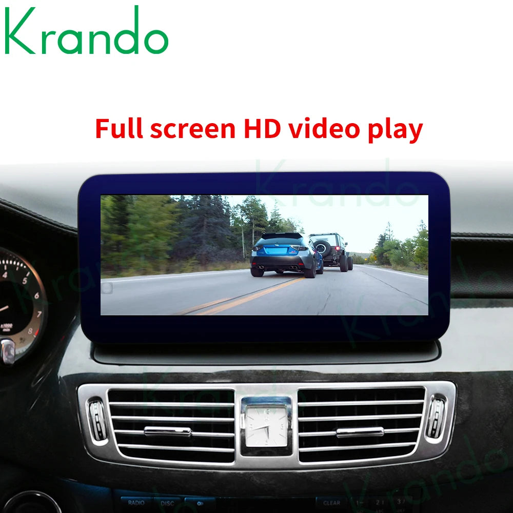 Krando 12.3" qualcomm snapdragon Android Car Radio gps for Mercedes Benz CLS W218 2011-2018 stereo head unit navigation multimedia system carplay android auto