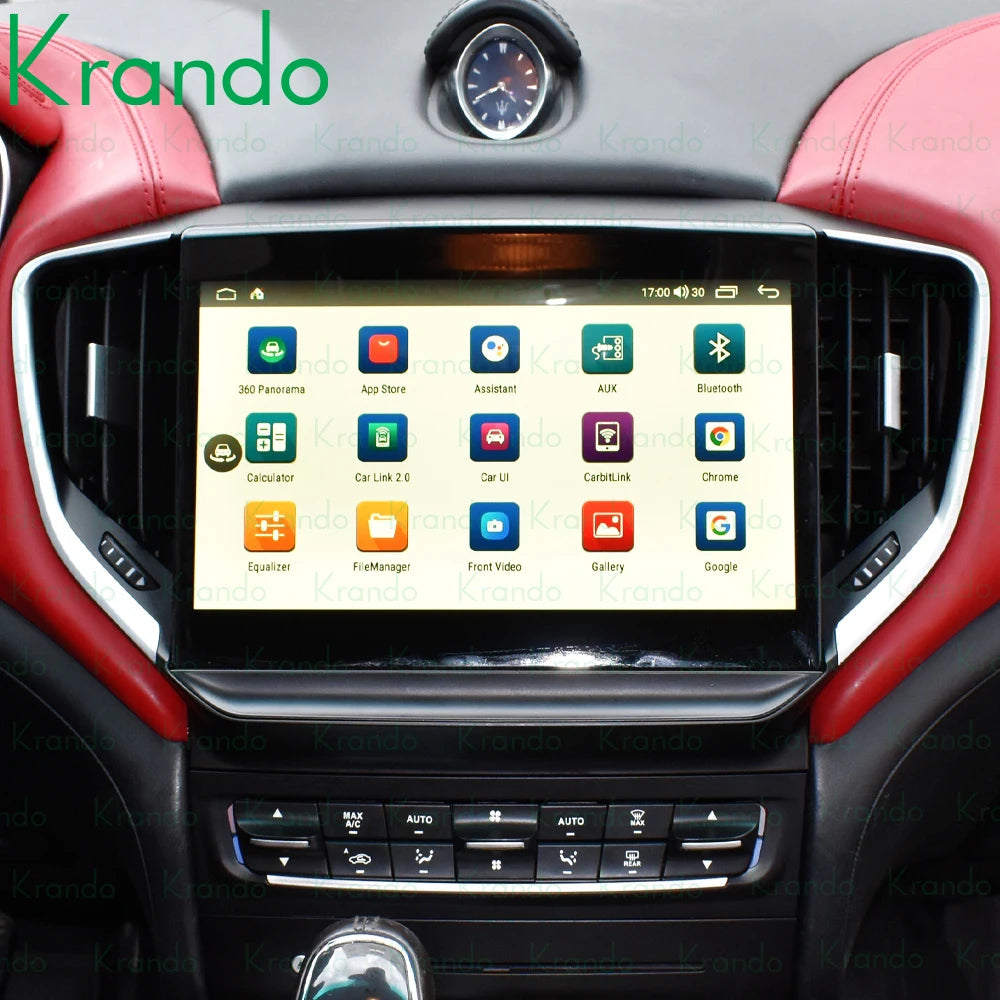 Krando Android car Multimedia Player For Maserati Ghibli 2013 - 2021 radio gps navigation stereo headunit carplay android auto touch screen