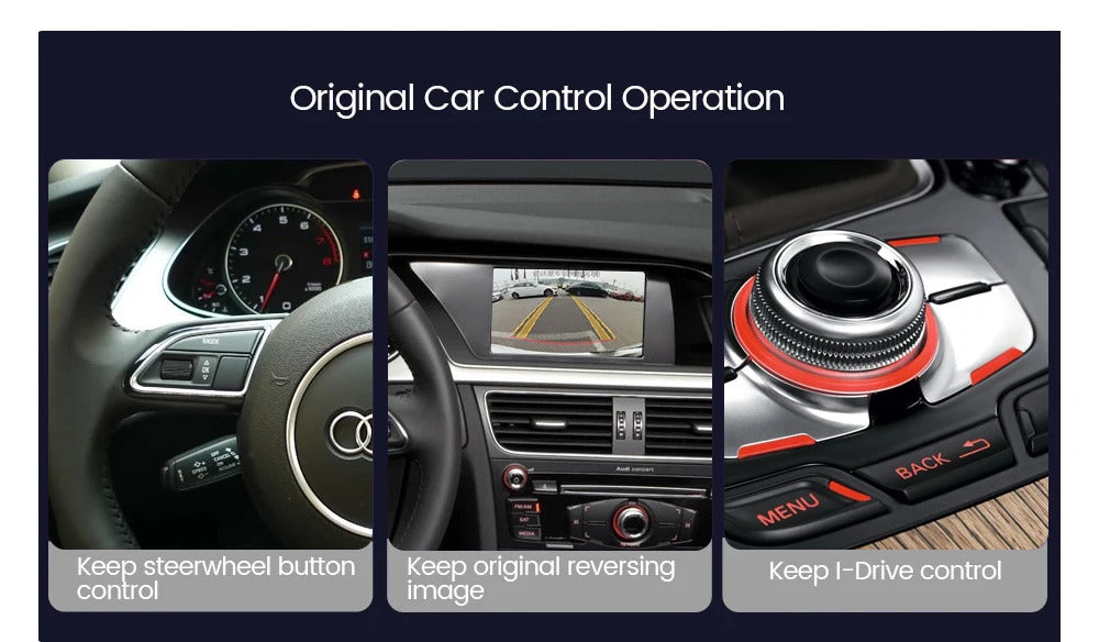 Krando 12.3 Inch Auto GPS Navigation Car Radio For AUDI A4/A4L/A5 2017-2020 Multimedia Player GPS Navigation CarPlay HD Touch