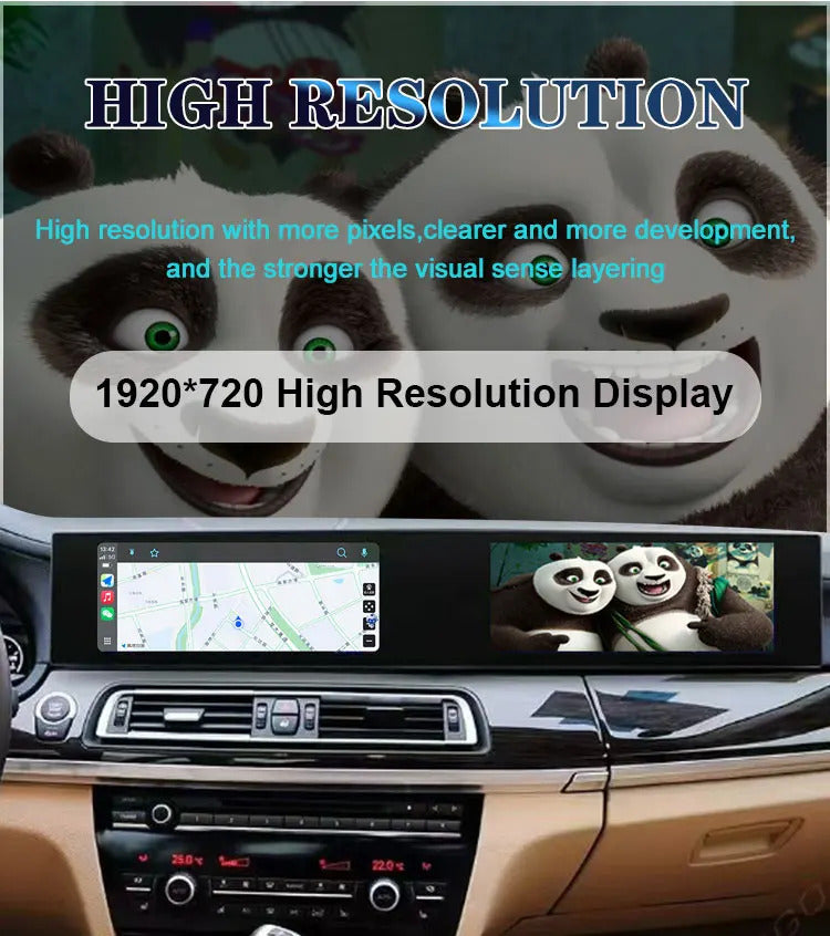 Krando 22 Inch Carplay Android Navigation For BMW 7 Series F01 F02 2009-2015 Stereo Multimedia Player GPS Navigation CarPlay HD
