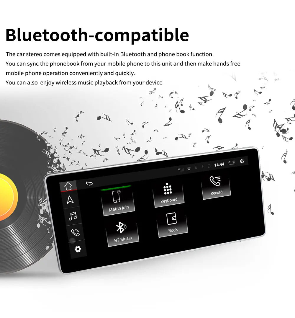 Krando 10.25 Inch Car Radio Android For AUDI Q2/Q2L 2018-2020 Stereo Multimedia Player GPS Navigation CarPlay Screen Head