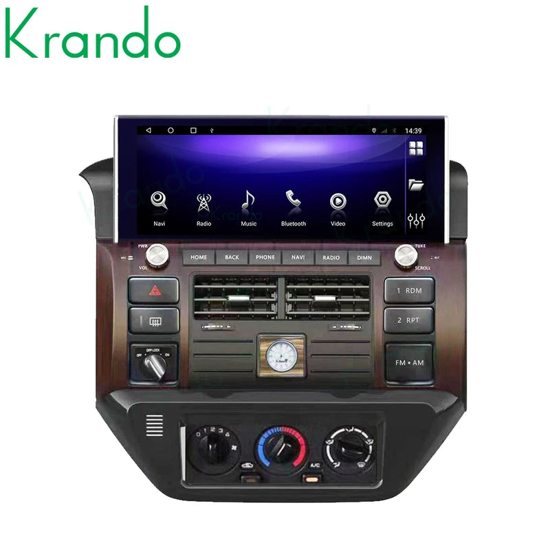 Krando 12.3" android Car Radio For Nissan Patrol Y61 2014 - 2021 gps navigation multimedia system wifi 4g carplay android auto