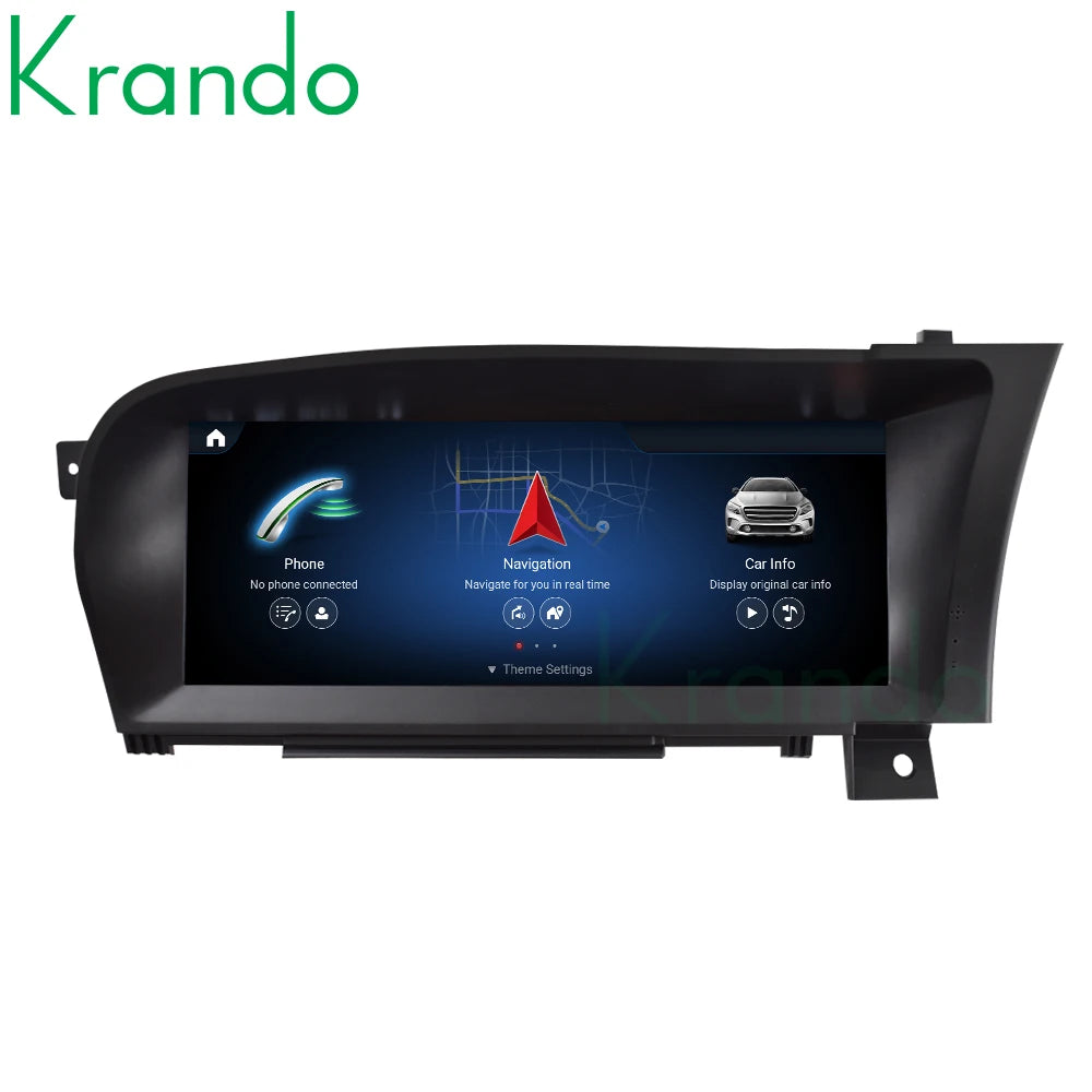 Krando 10.25'' car head unit For Mercedes Benz S Class W221 W216 2005-2013 radio gps stereo multimedia navigation system carplay android auto right hand drive